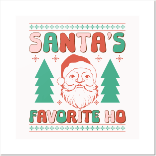 Santas favorite ho Posters and Art